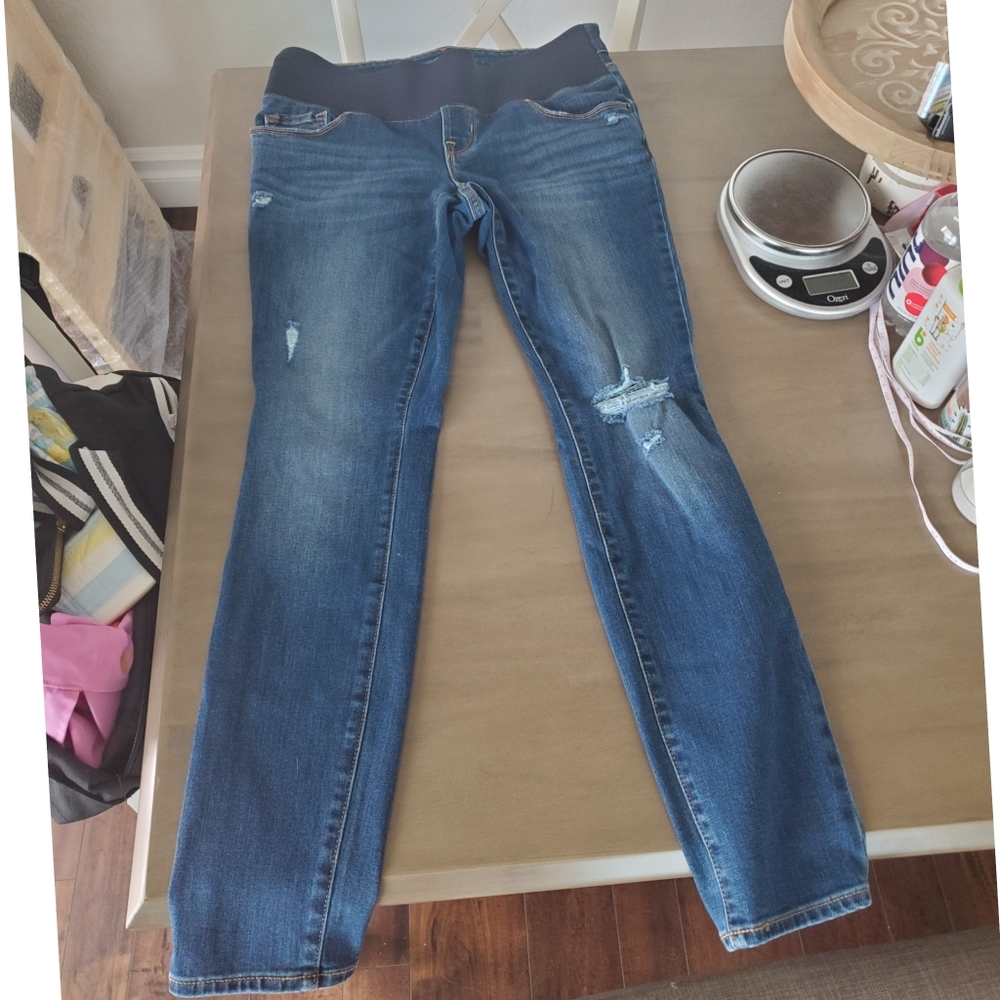 Old Navy Maternity Rockstar Skinny Jeans